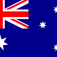 Australia Flag – Trade and Export Destination The national flag of Australia, featuring the Union Jack, the Commonwealth Star, and the Southern Cross constellation on a blue background. Represents trade, exports, and supply chain solutions tailored for the Australian market.
