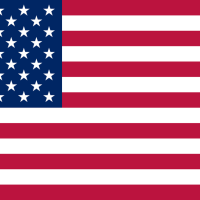 USA Flag – Trade and Export Destination The national flag of the United States, featuring red and white stripes with a blue field of white stars. Represents trade, exports, and supply chain solutions tailored for the American market.